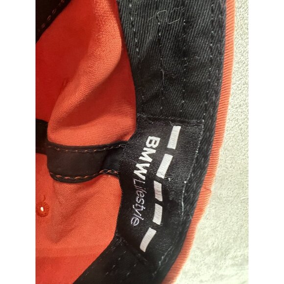 BMW Hat Cap Strapback Orange Embroidered Mens Hat  Made USA - Picture 7 of 7